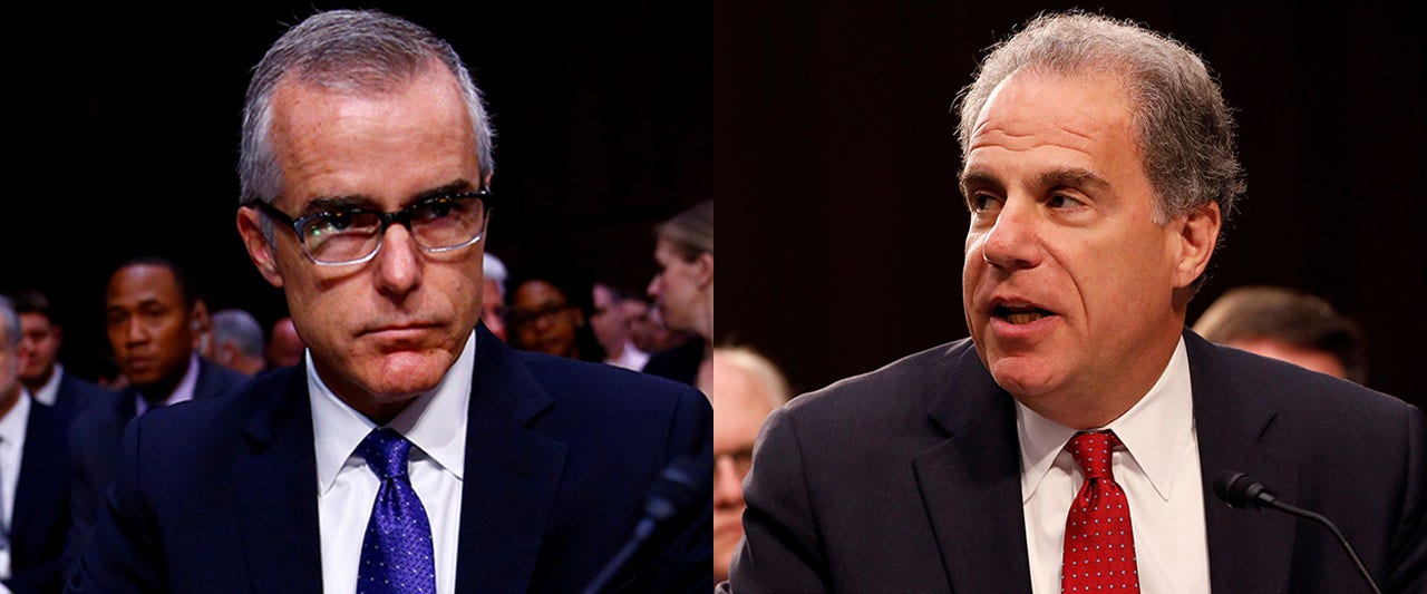 McCabe leaked to boost himself, lied about it to Comey and investigators: DOJ watchdog's report