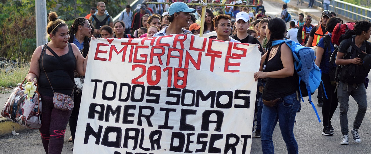 Trump calls for 'tough' immigration reform as caravan with Central Americans heads towards US