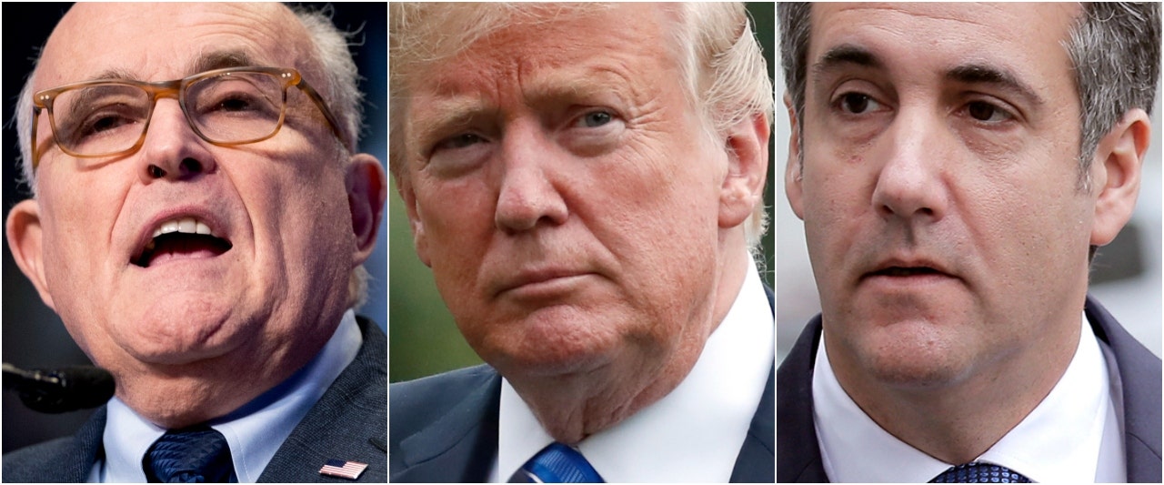 Giuliani slams 'outrageous' Trump-Cohen tape leak, claims audio ends at key point