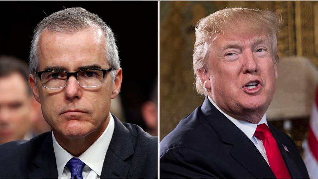 Trump threatens to 'get involved' in fight to obtain McCabe text messages