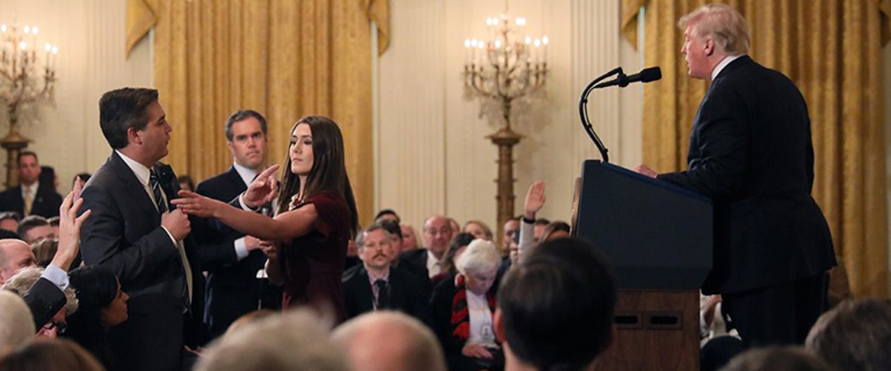 CNN's Acosta has press pass suspended by White House after contentious back-and-forth with Trump