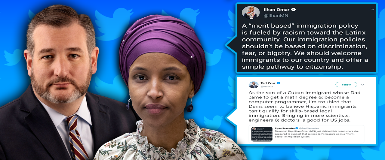 Ted Cruz slams Rep. Omar over now-deleted 'merit based' immigration post, calls out Dems