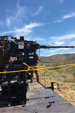 What it's like to fire this 30mm cannon