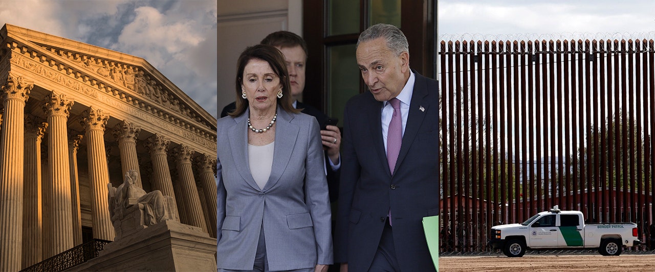 Pelosi, Schumer reel as Supreme Court sides with Trump on $2.5B border plan
