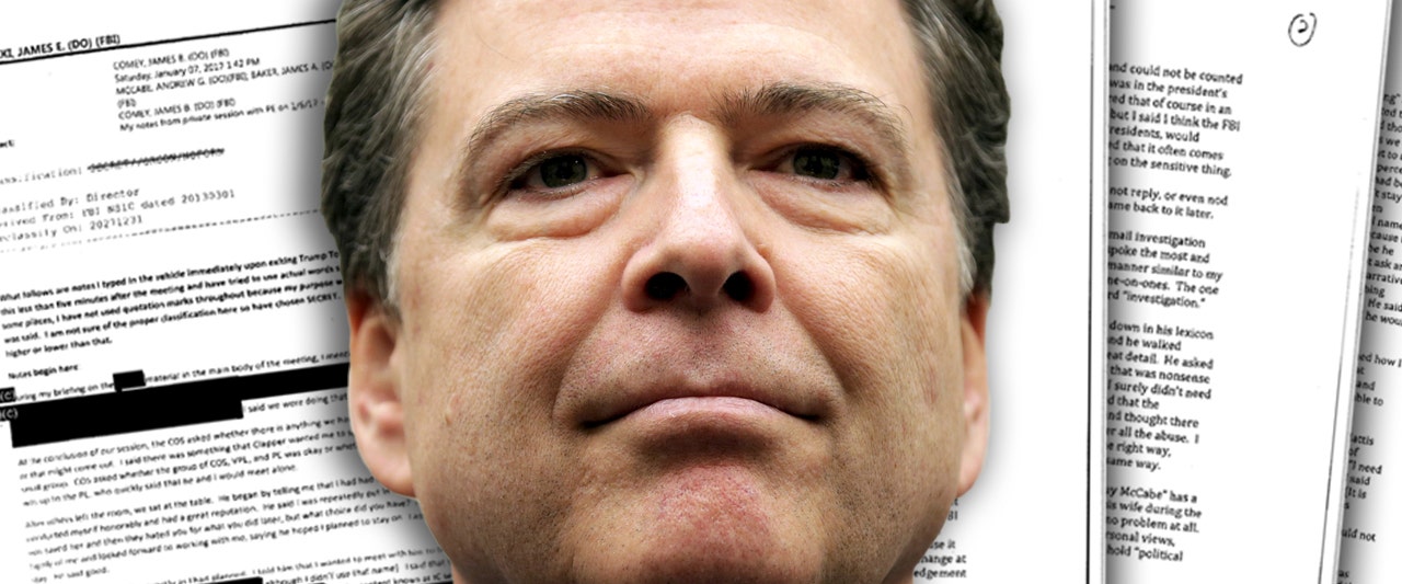 DOJ inspector general says ex-FBI Director Comey violated policies with memos of private Trump talks