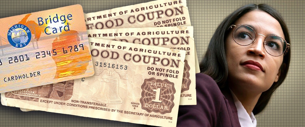 AOC called out after claiming Trump food-stamp revisions might have hurt her family