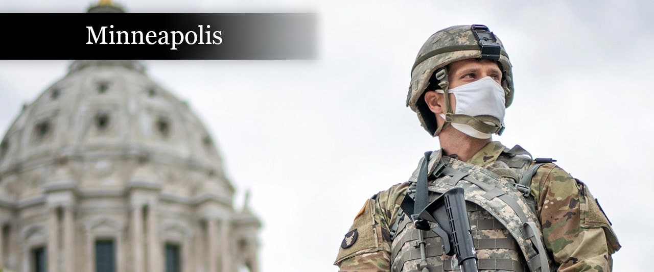 national guard member at capitol