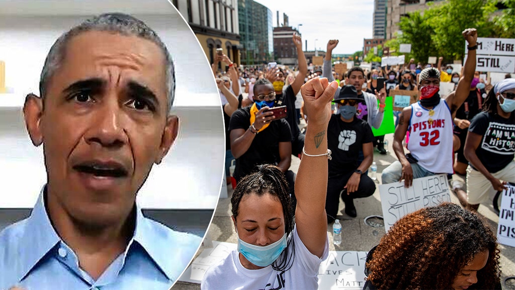 Obama urges George Floyd protesters to 'make people in power uncomfortable'
