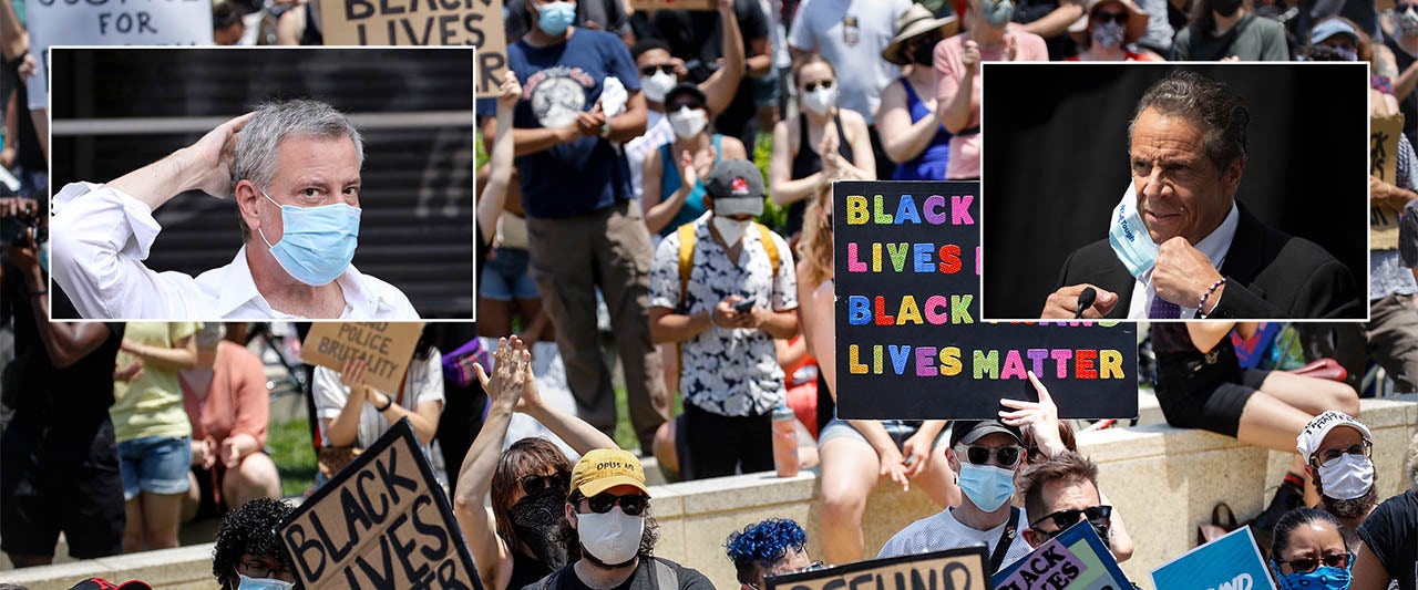 Federal judge slaps Cuomo, de Blasio for limiting worship, allowing mass demonstrations