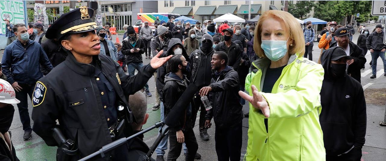 Mayor, police chief deny making call to abandon precinct; mayor dubs anarchists ‘patriotic’