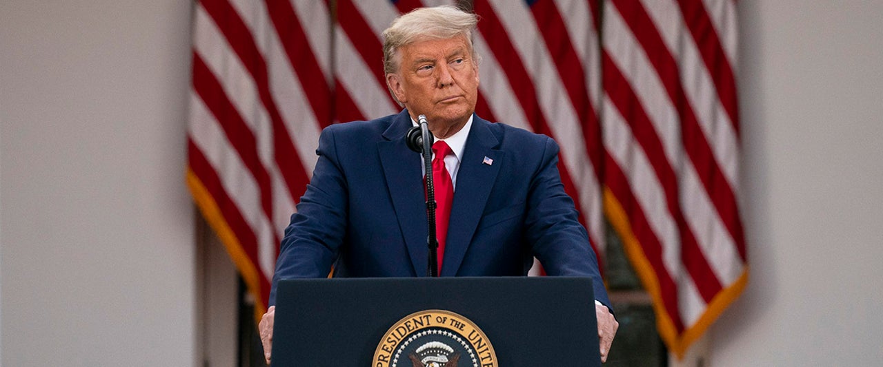 Trump downplays Biden White House transition, vows 'never' to concede to 'fake ballots'