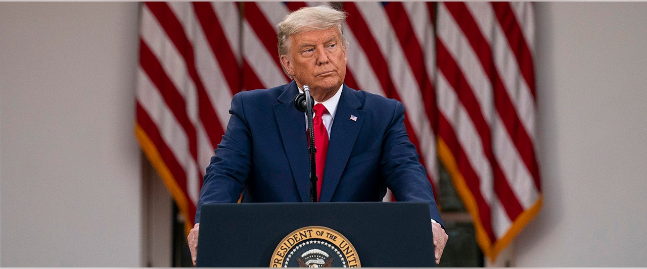 Trump downplays Biden White House transition, vows 'never' to concede to 'fake ballots'