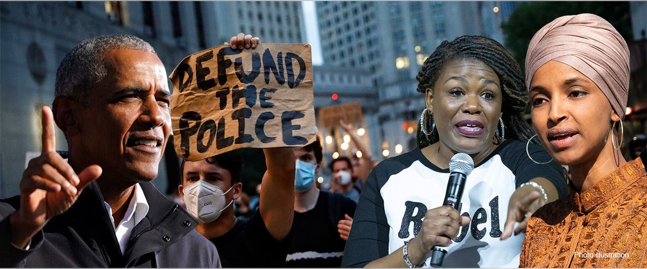 Progressives fire back after Obama rips 'Defund the Police' slogan; far-left insists they really mean it'Defund the Police' slogan; far-left insists they really mean it