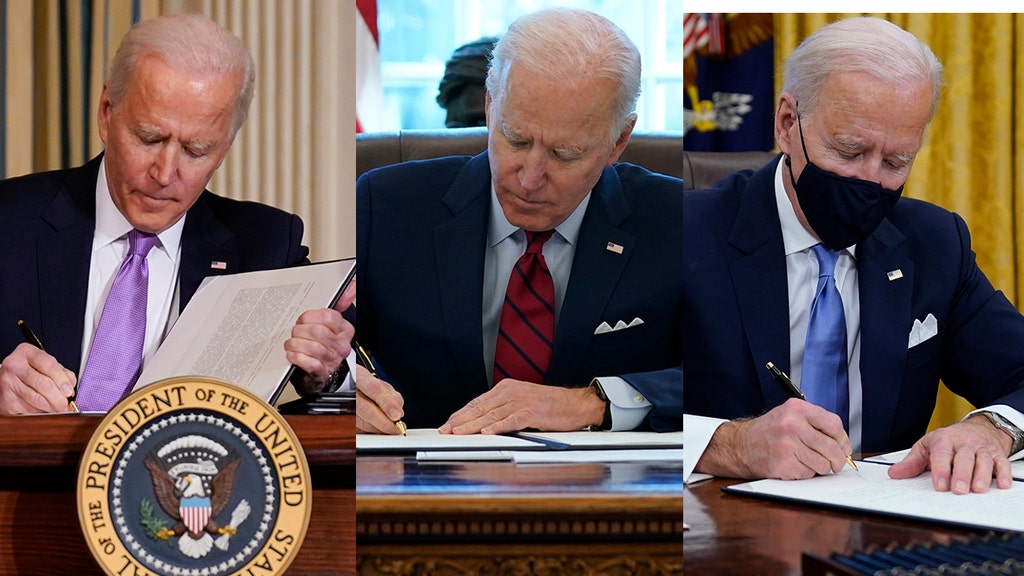 President signs 40 exec. orders and actions in 9 days, shunning Congress