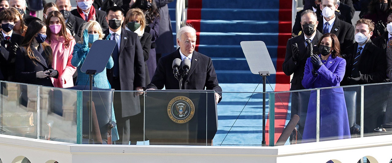 WATCH: 46th President Joe Biden addresses 'forces that divide,' calls for 'unity' during inaugural address'forces that divide,' calls for 'unity' during inaugural address
