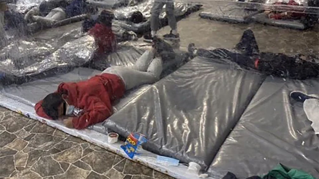 Chilling photos paint picture of overcrowded tent packed with illegals