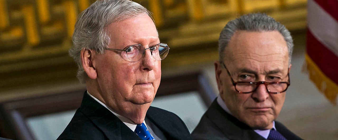 McConnell threatens to turn Senate into '100-car pileup' if Schumer, Dems nuke legislative filibuster