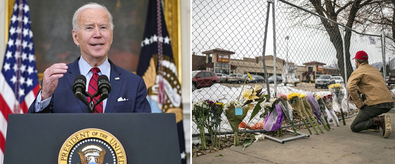 Biden mulling directive on gun control after supermarket massacre, Psaki says