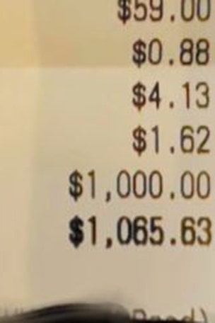 Man leaves HUGE tip, despite illness