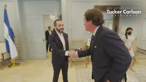Tucker Carlson, one of the most powerful voices in Primetime talks to Nayib Bukele, the president of El Salvador, about the immigration crisis in an interview you won't find anywhere else!