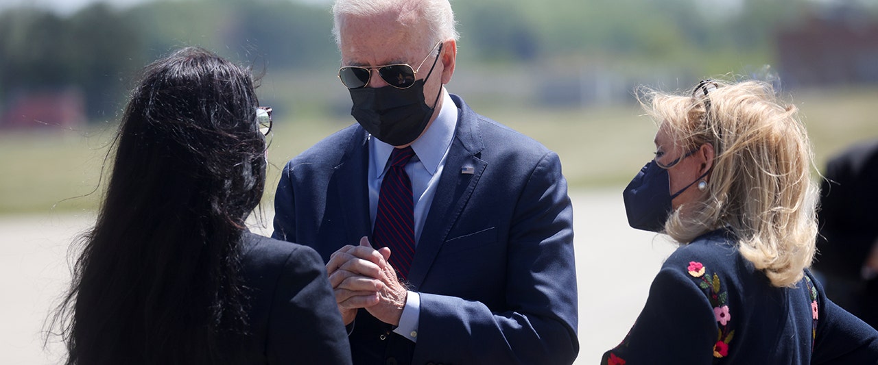 Biden, Tlaib have heated exchange on tarmac in Detroit as Middle East violence escalates