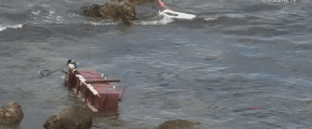 Life-or-death scenario plays out in front of horrified beachgoers after boat packed with illegals capsizes