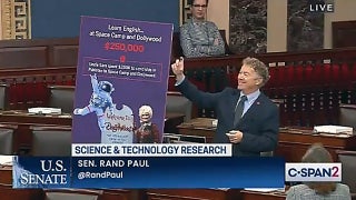 Rand Paul calls out expensive research into 'Cocaine and Risky Sex Habits of Quail' with colorful props