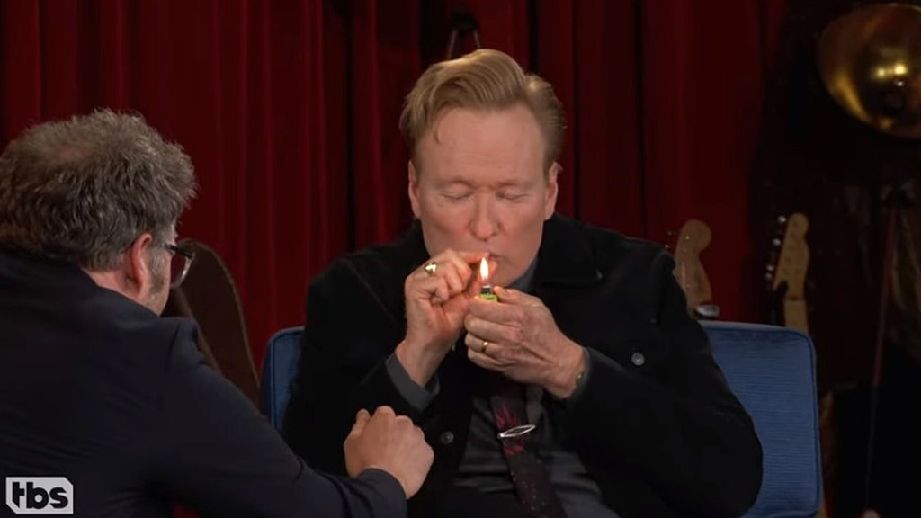 Comedy legend smokes pot on-air as late-night show comes to an end