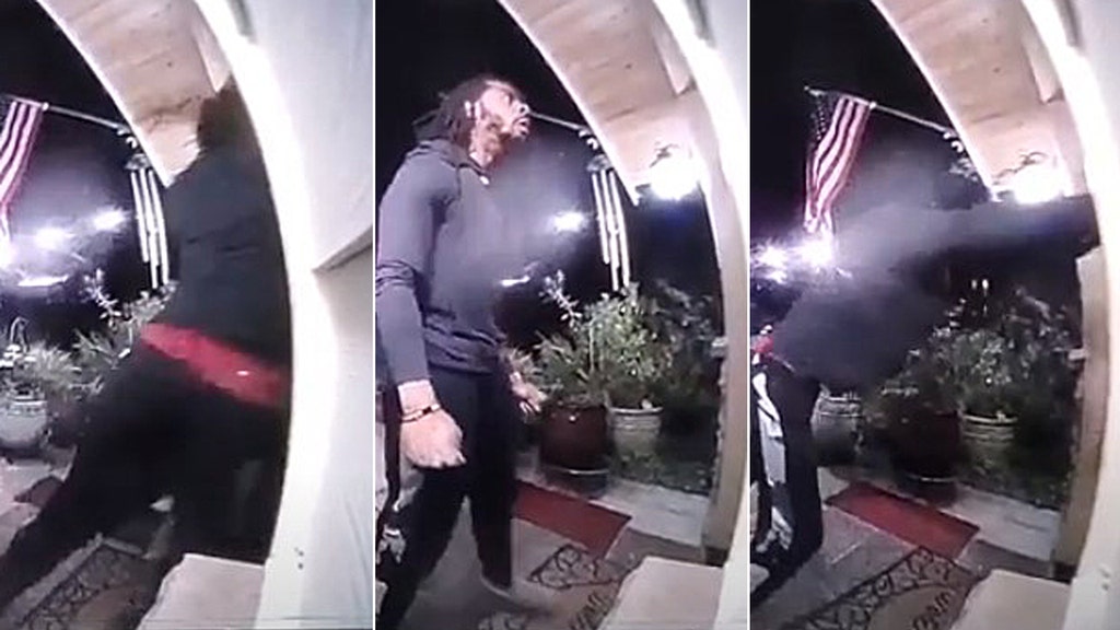 Footage shows NFL star trying to force way into in-law’s house