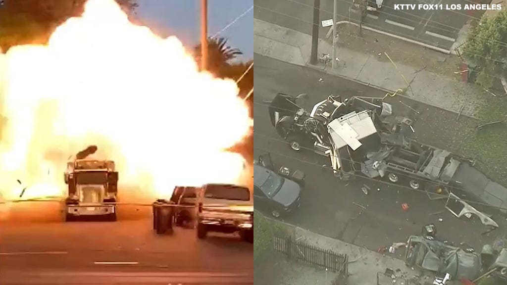 LAPD bomb truck explodes during IED detonation, 17 hurt