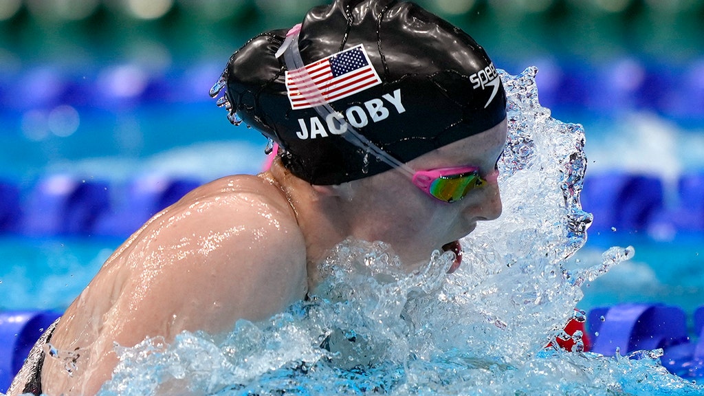 Swimmer’s Alaska hometown erupts when 17-year-old nabs gold