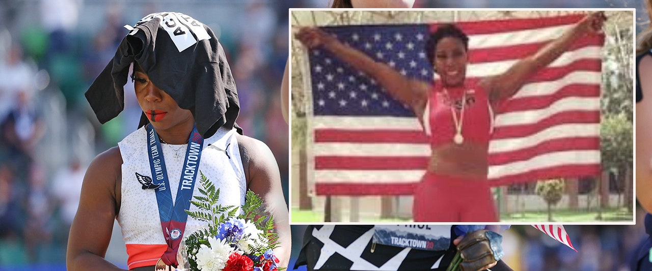 Flag-snubbing Olympian’s ‘activist’ image in question after 2016 picture with Old Glory emerges