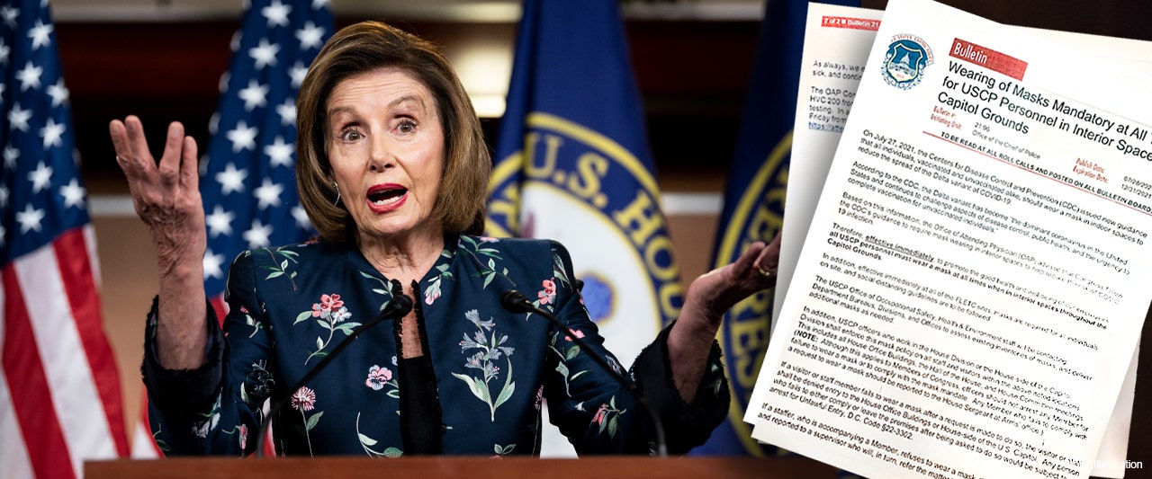 Pelosi backpedals as Capitol Police respond to order that staff and visitors without masks be apprehended