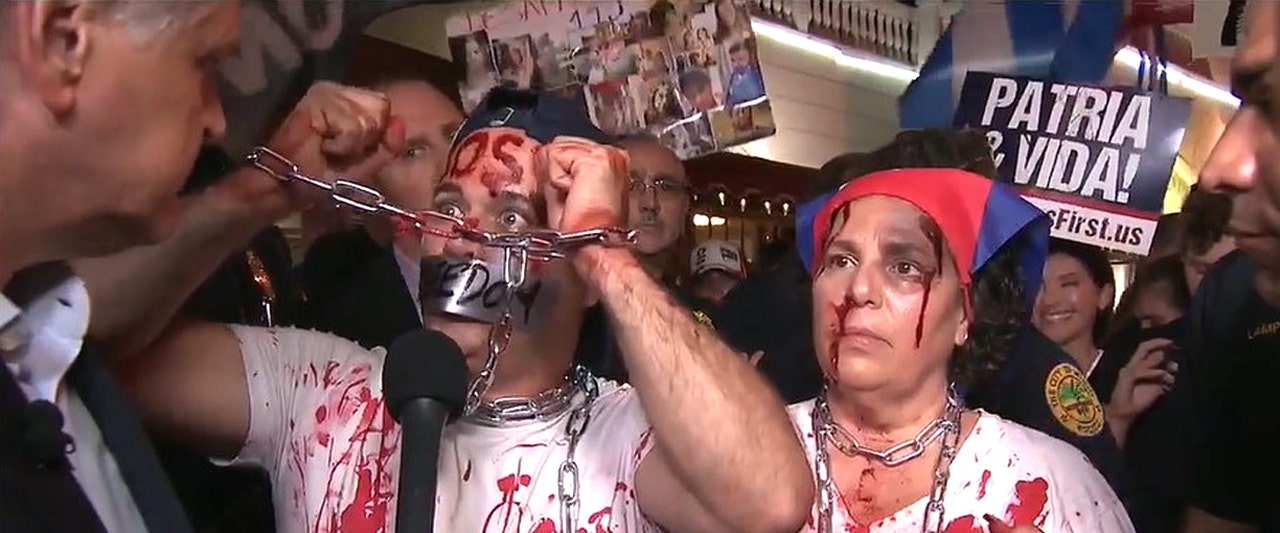 Little Havana demonstrator has message for Biden during 'Hannity' special amid protests in Cuba