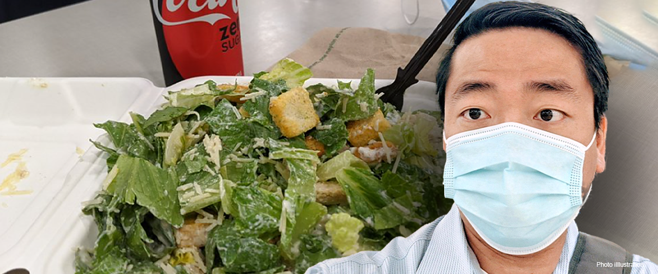 Democrat ridiculed for posting cringeworthy picture of 'first meal as a fugitive' on Twitter