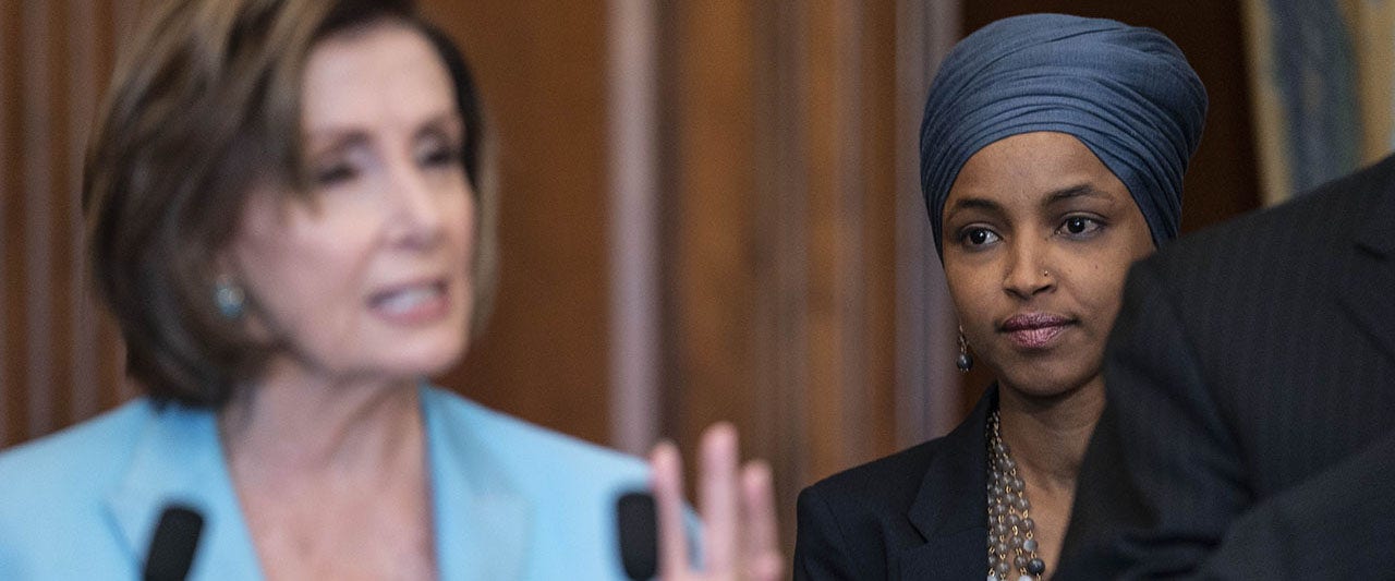 Speaker Pelosi dodges reporter's question about Rep. Ilhan Omar's smear of Jews in Congress
