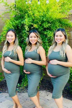 Triplets are all PREGNANT