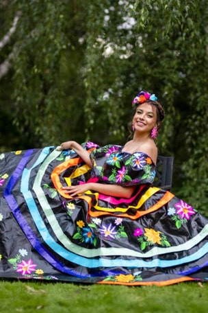 Teen's DUCT TAPE prom dress