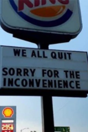 Burger King workers QUIT