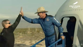 HOWARD KURTZ: With one short flight, Bezos redefines his brawling businessman’s image