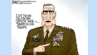 Political cartoon of the day: Milley's medal