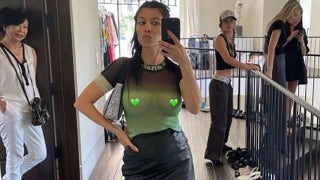 Kourtney Kardashian divides fans with new look in see-through top