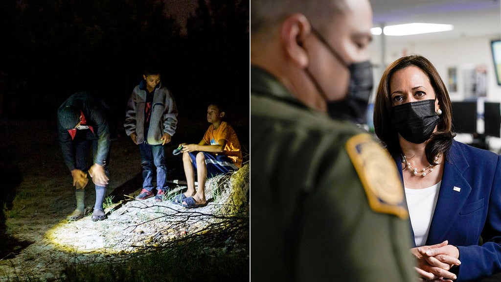 Surge of unaccompanied migrant kids hits likely new high on Harris’ watch