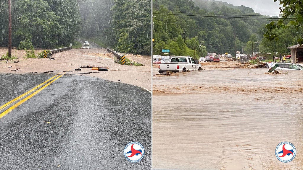 Dozens reported missing in NC after powerful storm sparks floods, outages