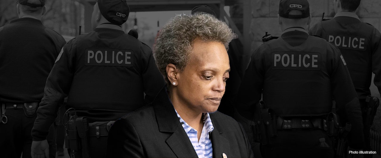 Cops' powerful protest to Dem Mayor Lightfoot after officer's death will give you chills