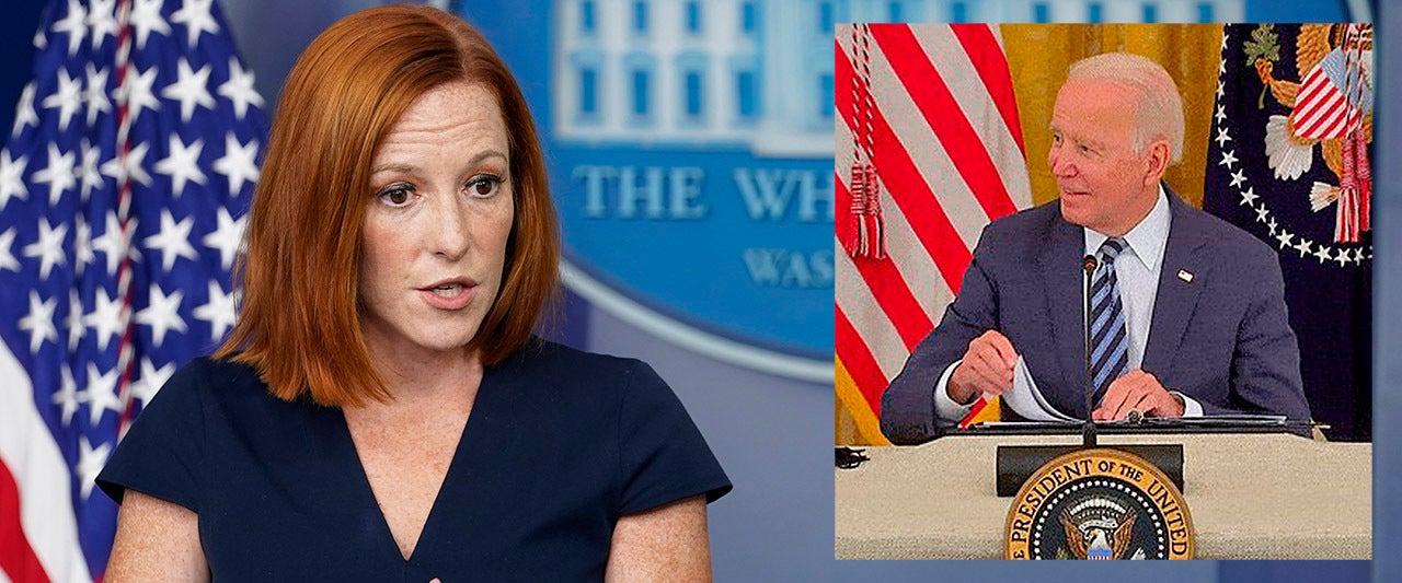 Psaki caught off guard when asked about Biden's joke in response to Afghan crisis: 'What's so funny?'