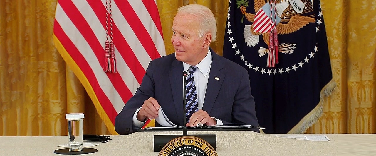 White House staff take unusual step as Biden cracks joke in response to reporter's Afghanistan question