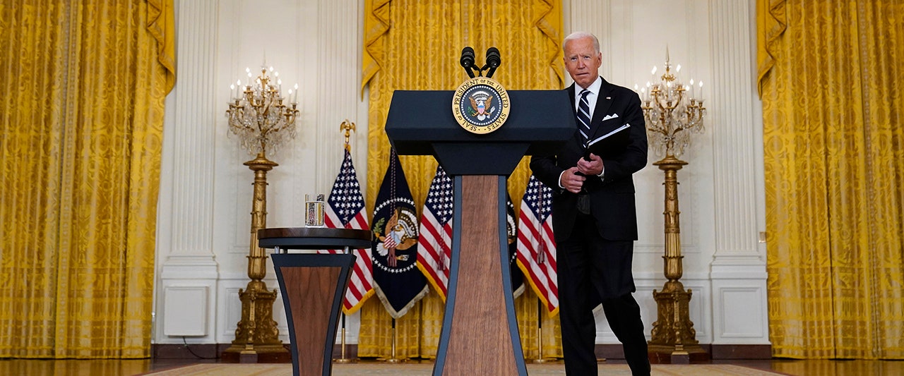 Biden backs out of plans to ditch DC amid major scrutiny over Afghanistan crisis, troop withdrawal