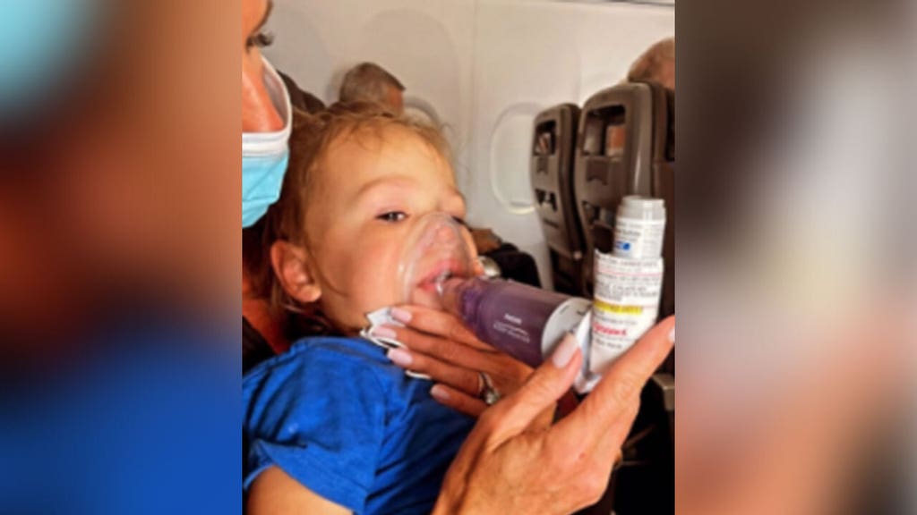 Family kicked off flight after unmasked toddler has asthma attack