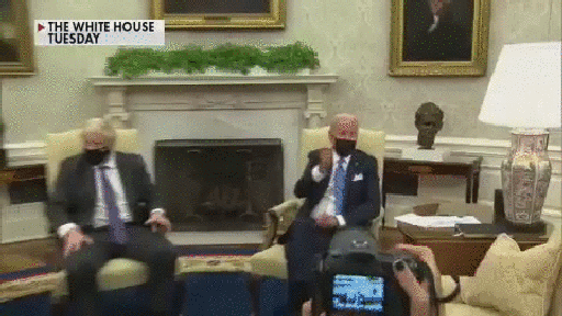 Reporters stunned as British PM takes questions from media, but Biden refuses Reporters stunned as British PM takes questions from media, but Biden refuses